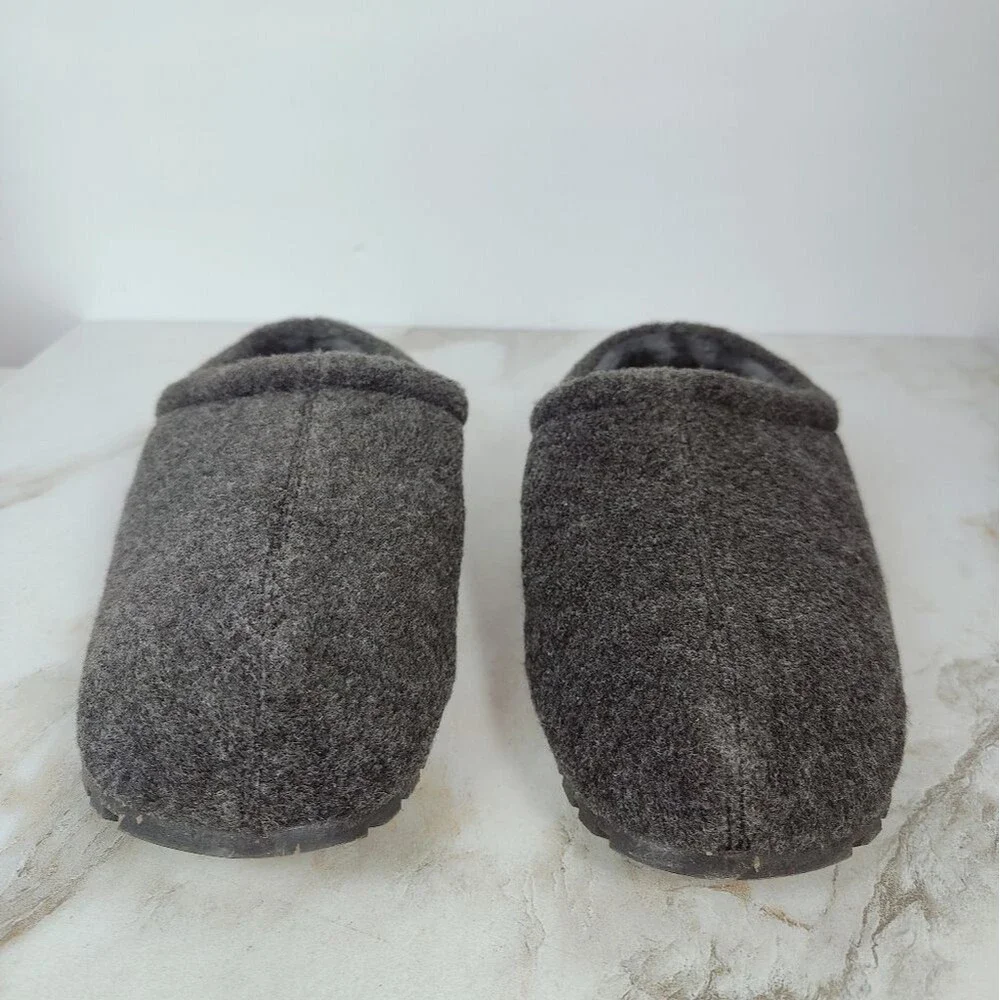 Minnetonka Men's Corbin Slides Slippers, Grey, Sz 12
